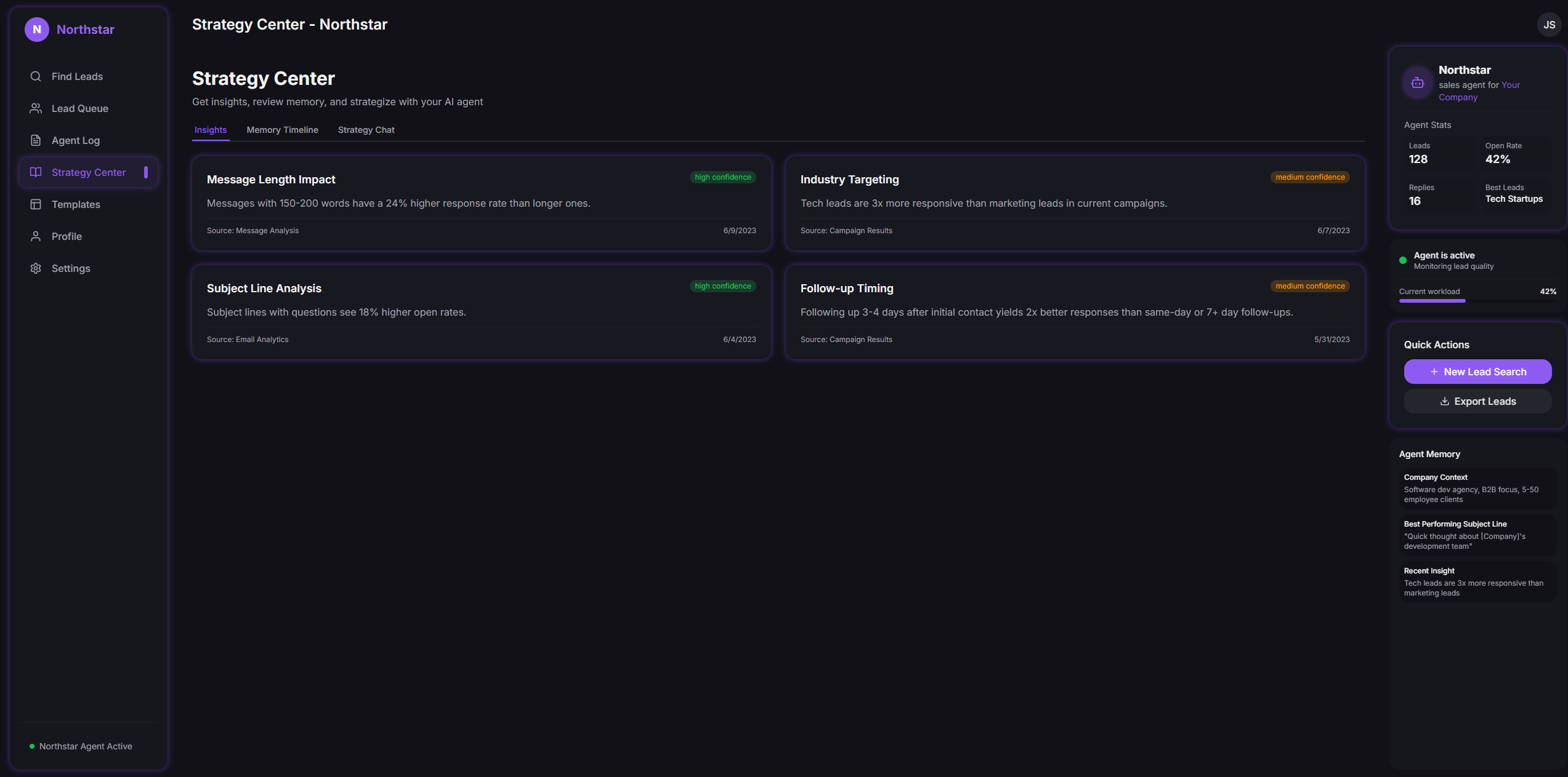 AI Lead Generation Agent - Screen 3